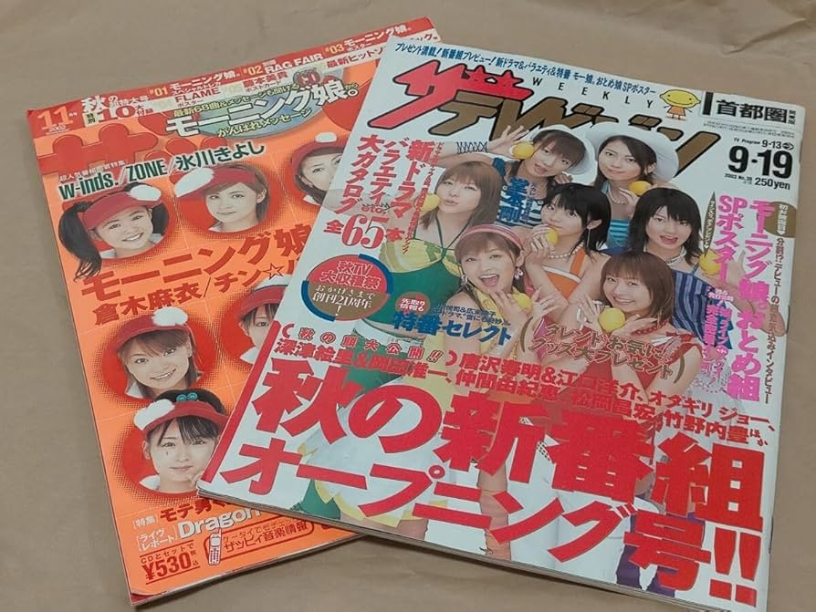 モーニング娘。関連まとめ売り DVD CD 写真集 雑誌切り抜きetc... Amazon.co.jp: モーニング娘。 マガジン VOL.11 モー娘 道重